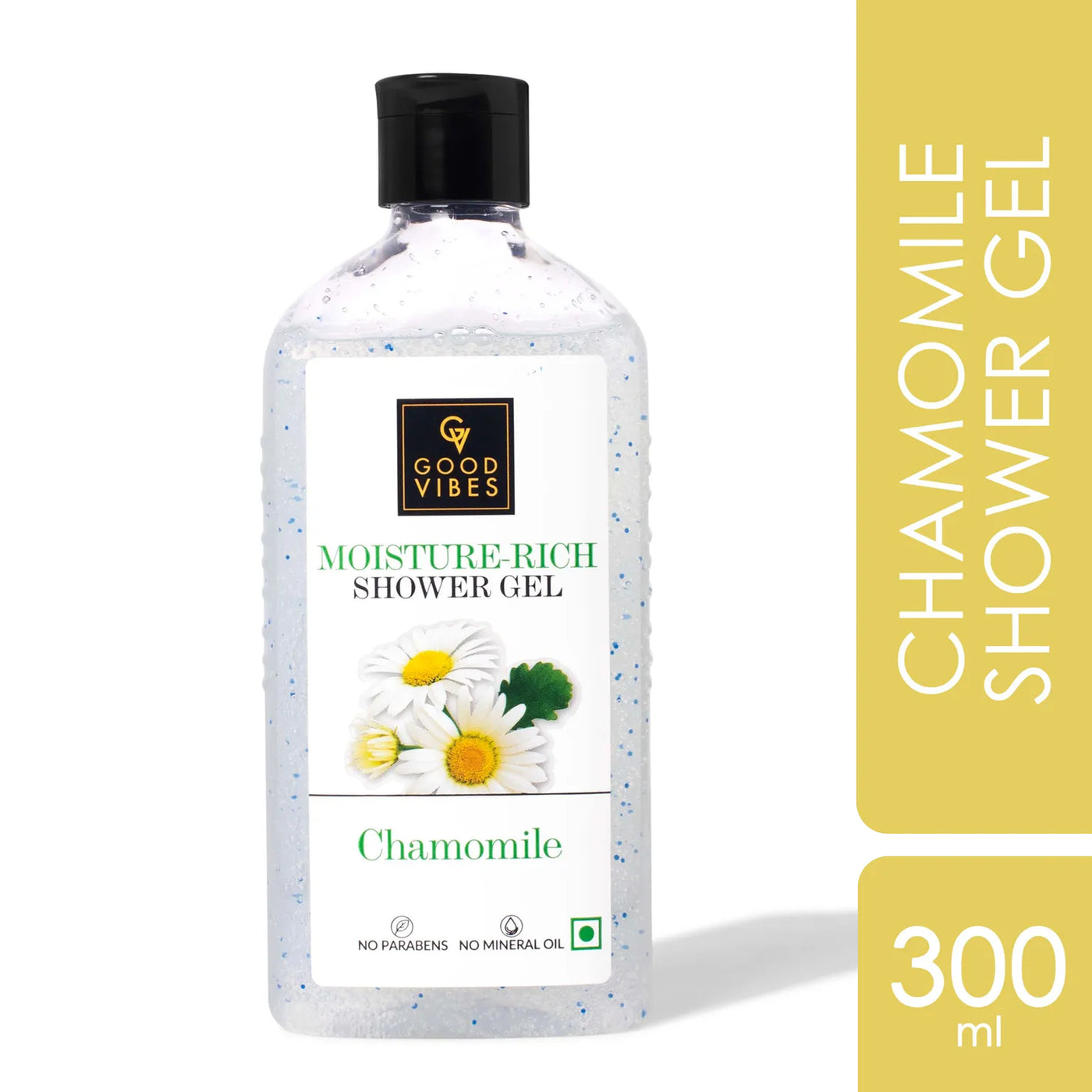 Chamomile Moisture Rich Shower Gel | (Body Wash) Soothing, Moisturizing, Certified Fragrance