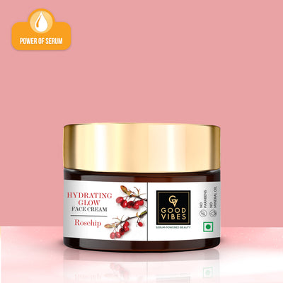 Rosehip Hydrating Glow Face Cream with Power of Serum