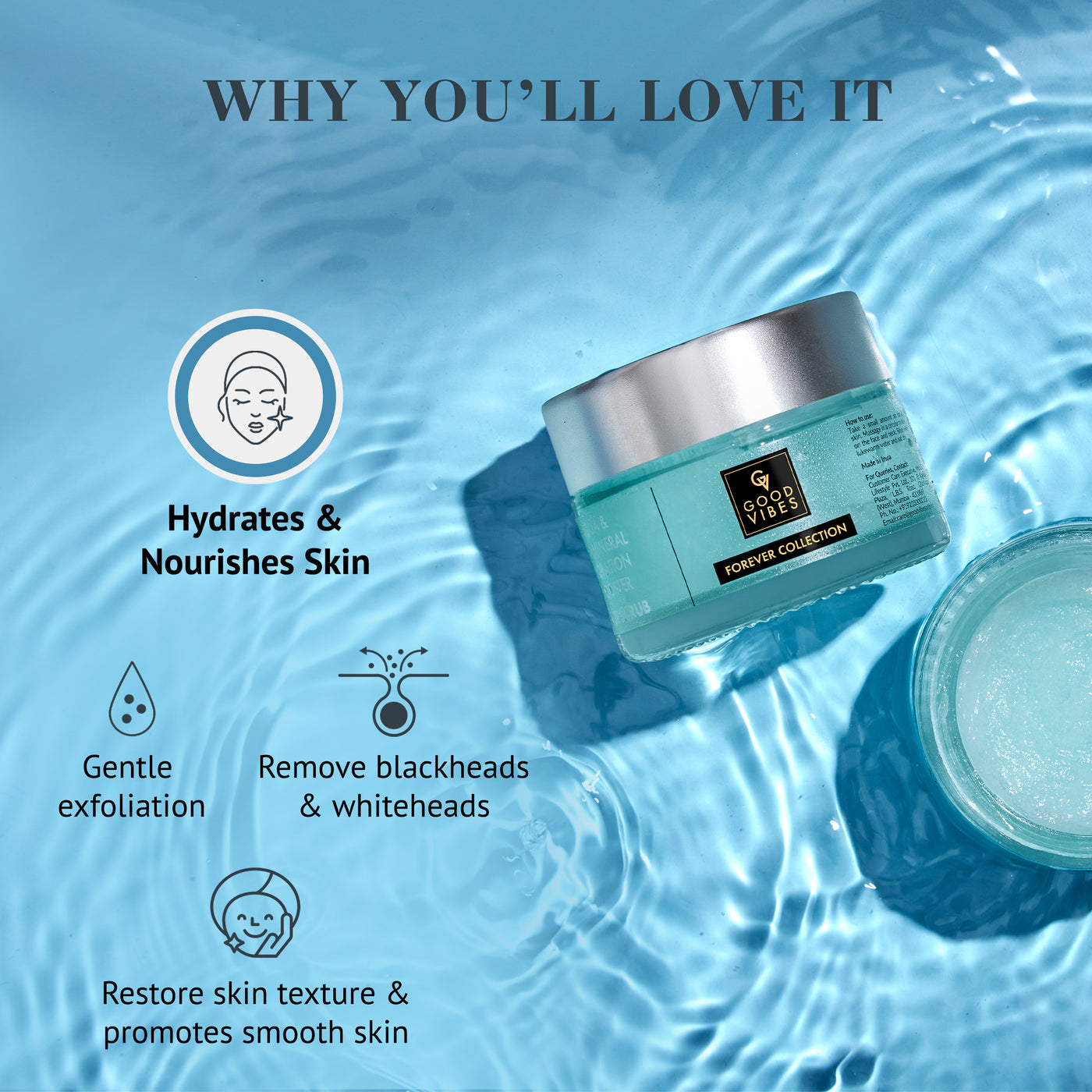 Aqua & Sea Mineral Hydration Booster Face Scrub