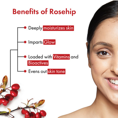 Hydrating Rosehip Day Cream SPF 25 with Power Of Serum