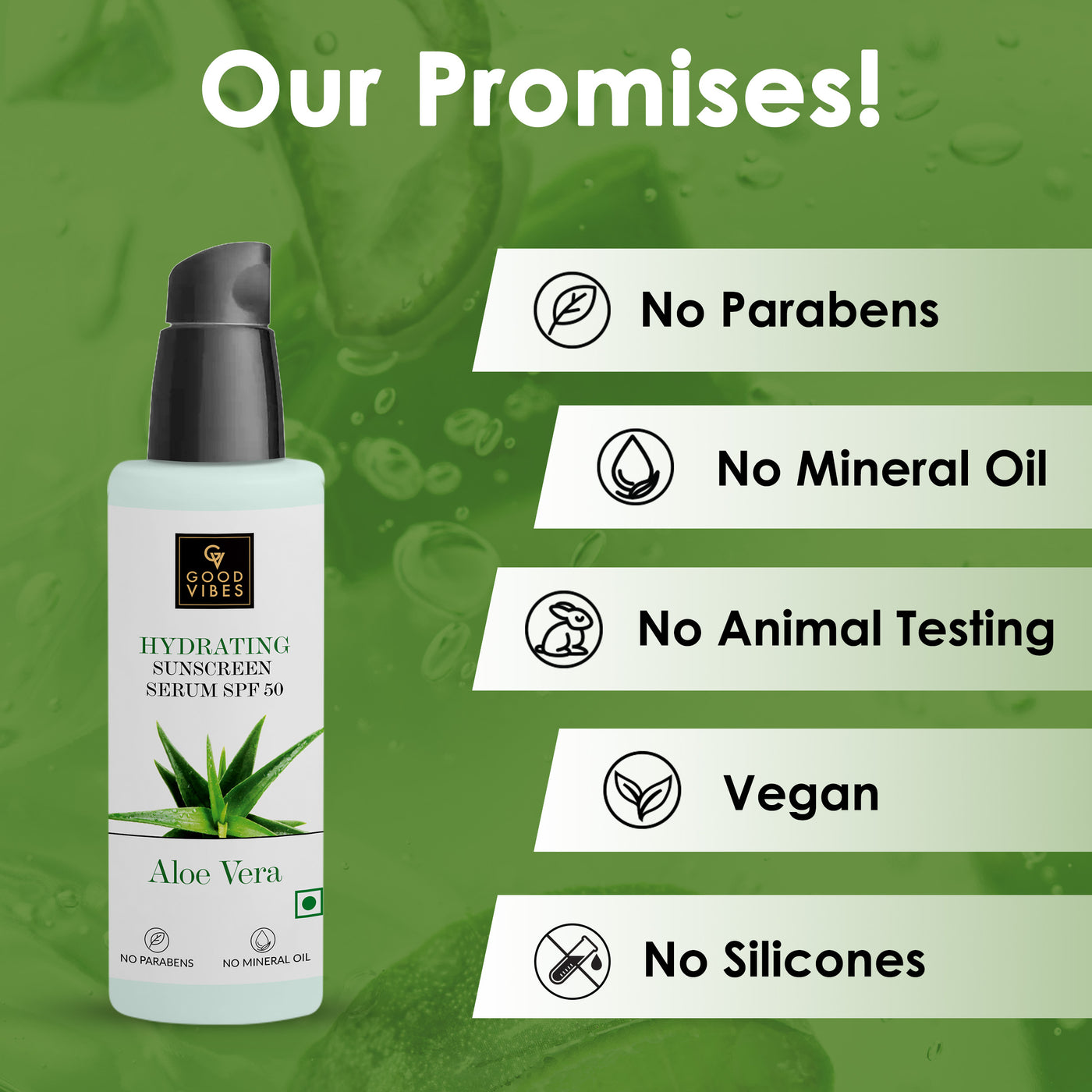 Aloe Vera Hydrating Sunscreen Serum (45 ml)