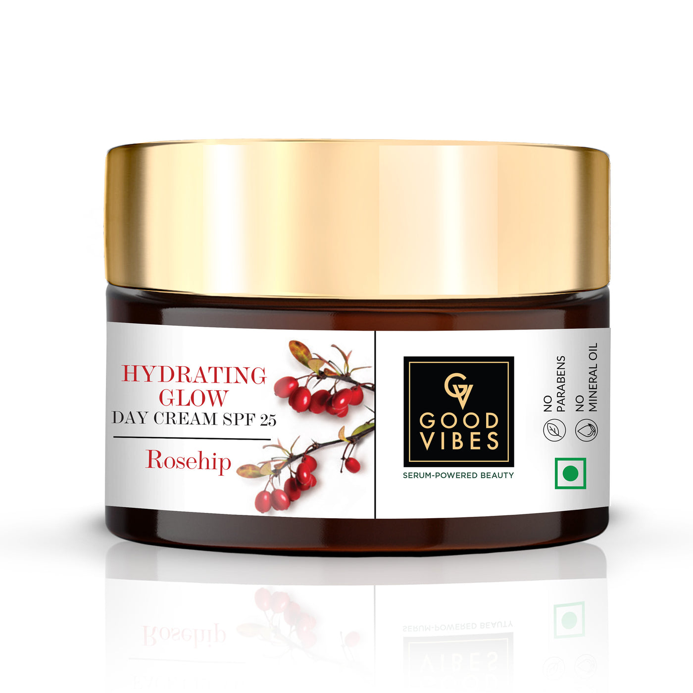 Hydrating Rosehip Day Cream SPF 25 with Power Of Serum