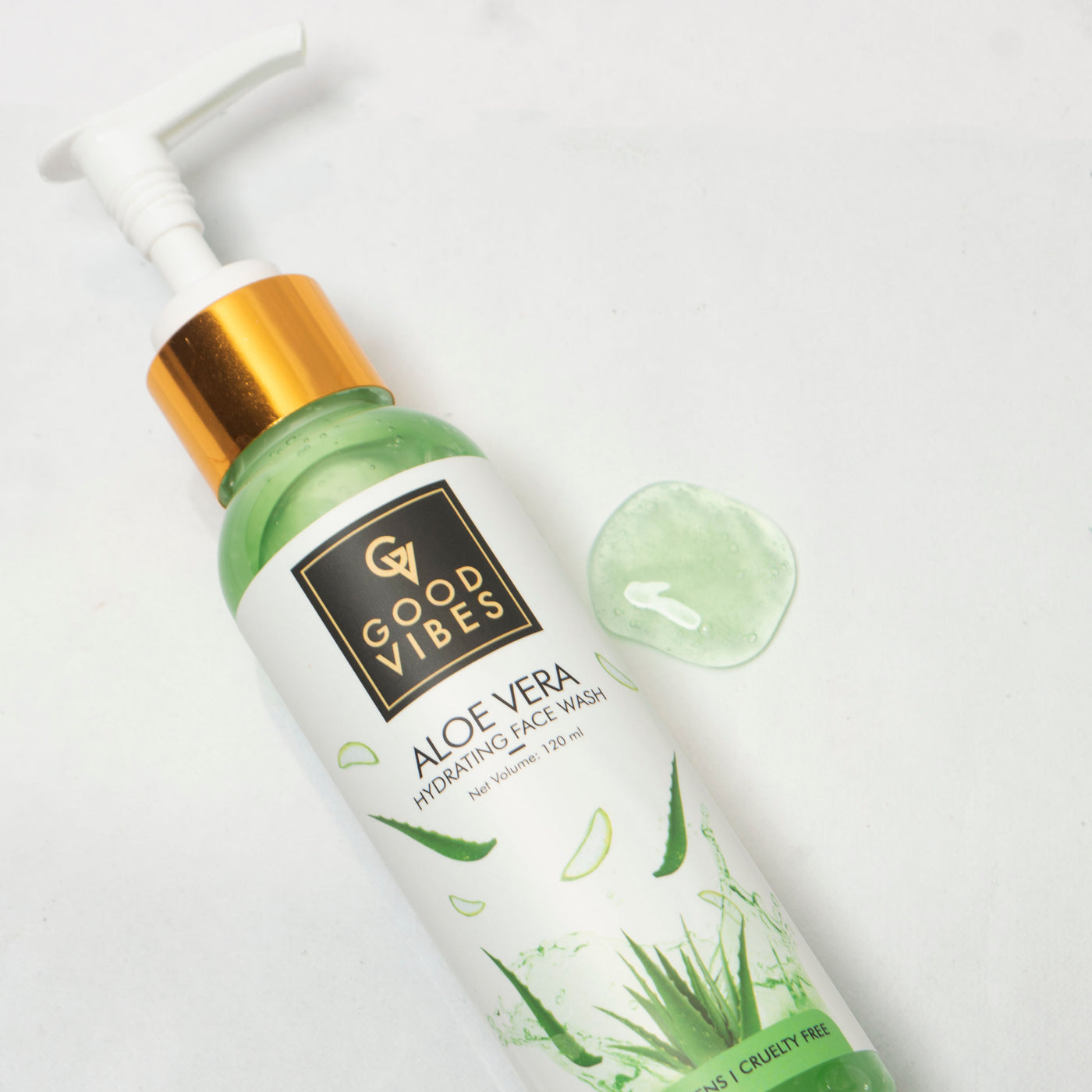 Good Vibes Hydrating Face Wash - Aloe Vera (120 ml) - 2