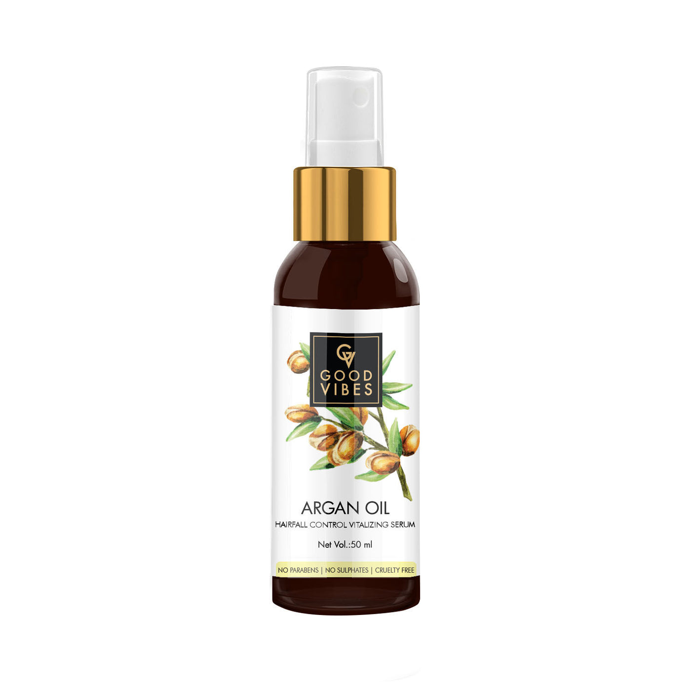Good Vibes Hairfall Control Vitalizing Serum - Argan Oil (50 ml) - 8