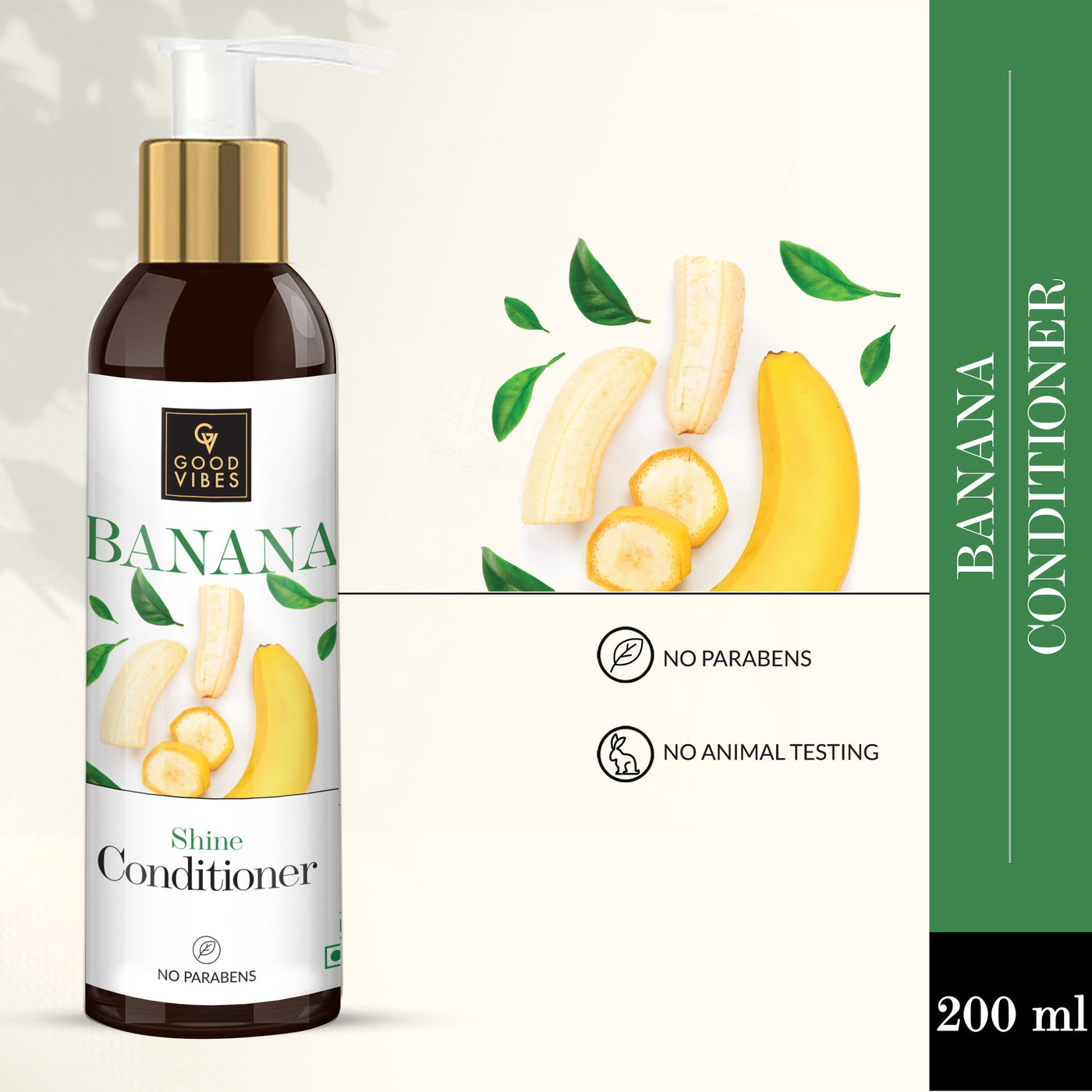 Good Vibes Banana Shine Conditioner (200 ml) - 1