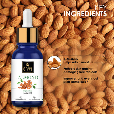 Good Vibes Brightening Facial Oil - Almond (10 ml) - 4