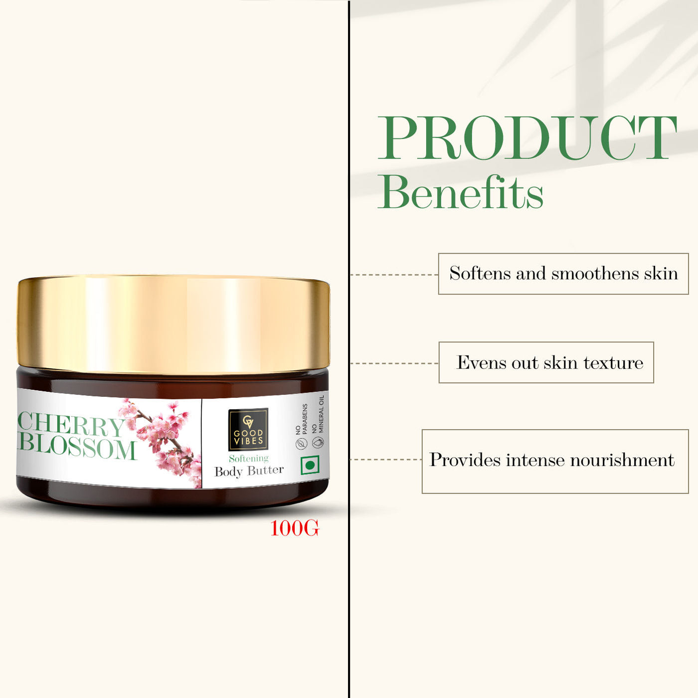 Good Vibes Cherry Blossom Softening Body Butter (100g) - 4