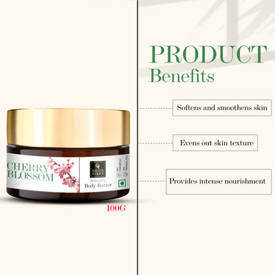 Good Vibes Cherry Blossom Softening Body Butter (100g) - 4