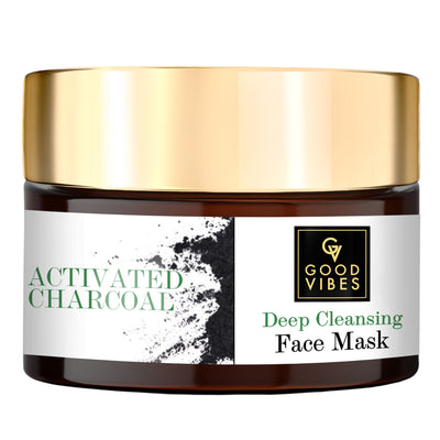 Good Vibes Deep Cleansing Face Mask - Activated Charcoal (50 g) - 1