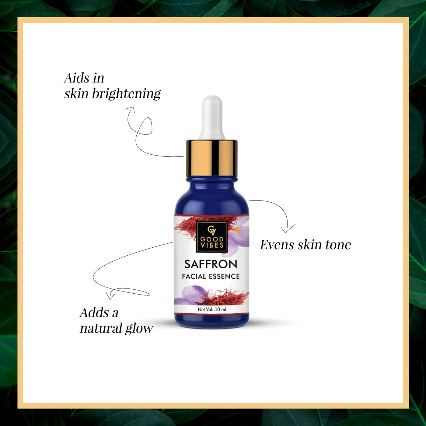 Good Vibes Facial Essence - Saffron 10 ml - 4