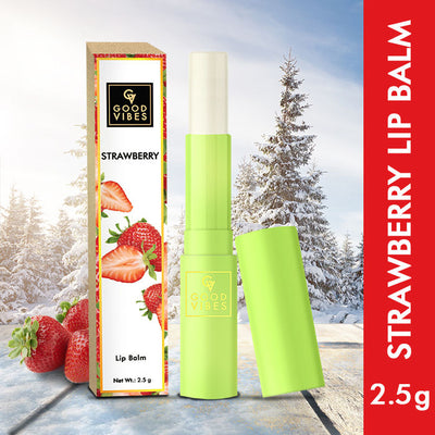 Good Vibes Lip Balm, Strawberry (2.5 gm) - 2