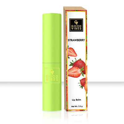 Good Vibes Lip Balm, Strawberry (2.5 gm) - 9