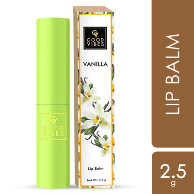 Good Vibes Lip Balm, Vanilla (2.5 gm) - 1