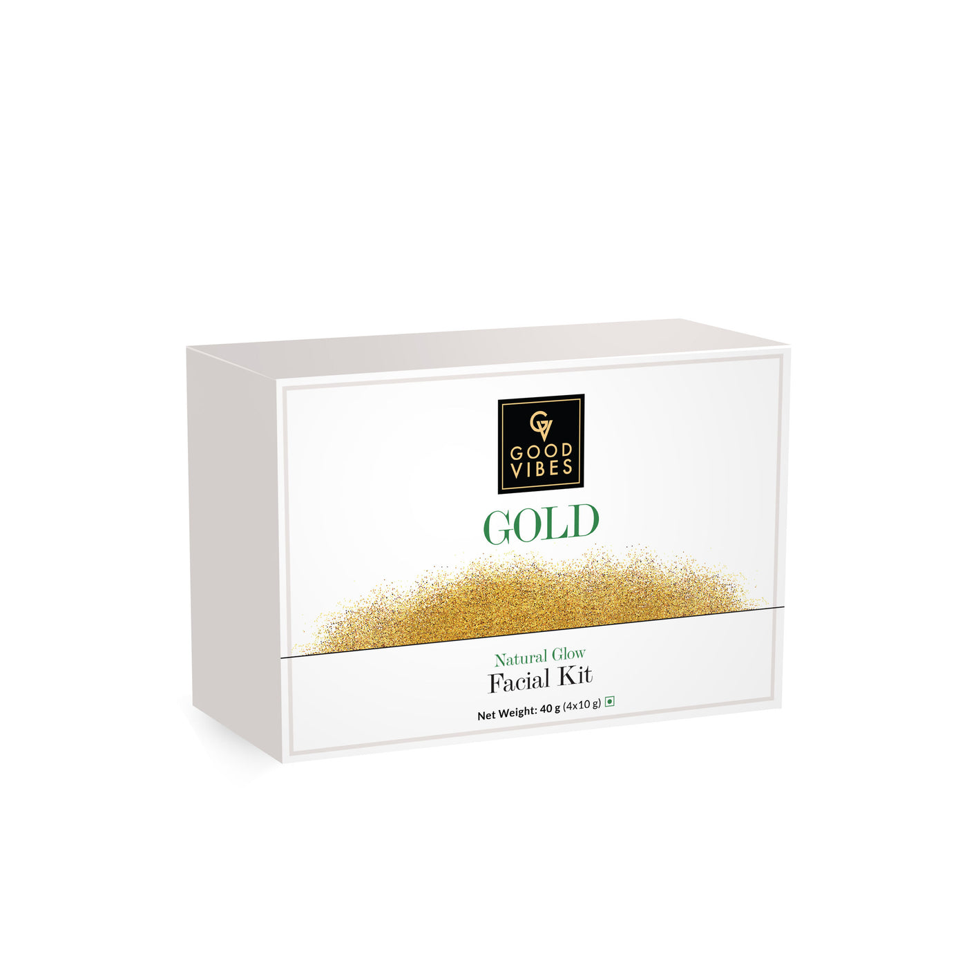 Good Vibes Natural Glow Facial Kit - Gold (40 g) - 1