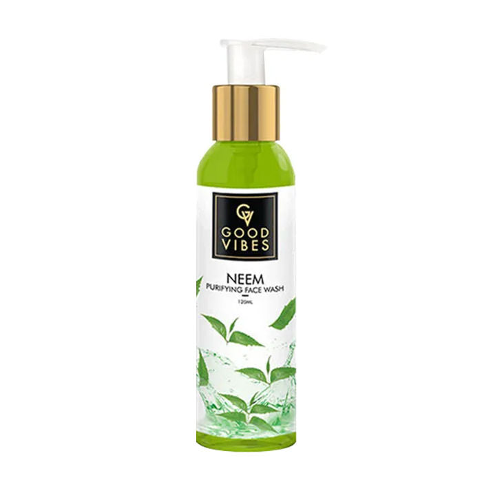 Good Vibes Purifying Face Wash - Neem (120 ml) - 10