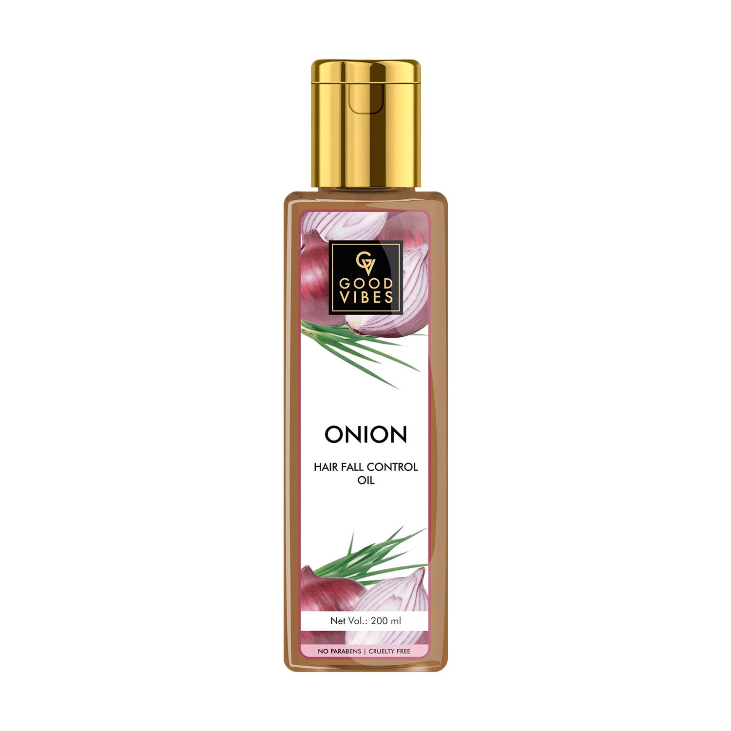 Buy Good Vibes Onion Hairfall Control Hair Oil (200 ml)