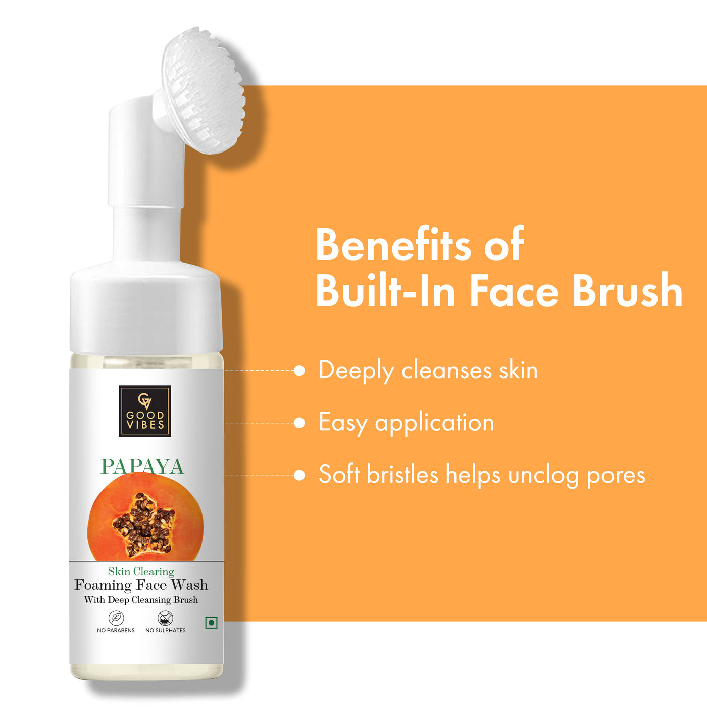 good-vibes-papaya-skin-clearing-foaming-face-wash-with-deep-cleansing-brush-150-ml-8