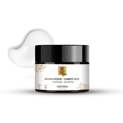 Good Vibes Plus Sandalwood + Carrot Seed Brightening + Age Defying Night Cream (50 gm) - 5