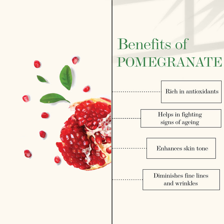 Pomegranate benefits for skin clearance