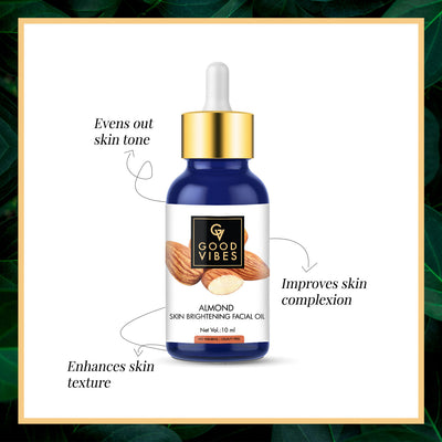 Good Vibes Skin Brightening Facial Oil - Almond (10 ml) - 6