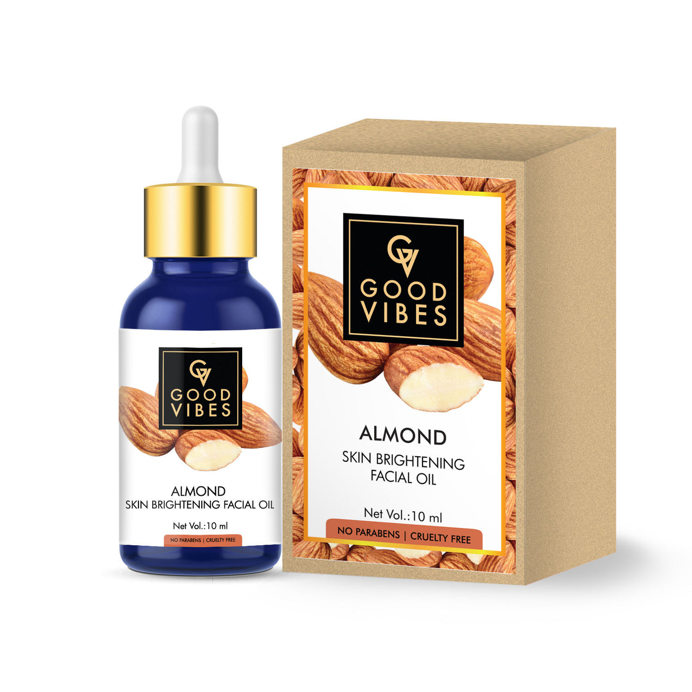 Good Vibes Skin Brightening Facial Oil - Almond (10 ml) - 9