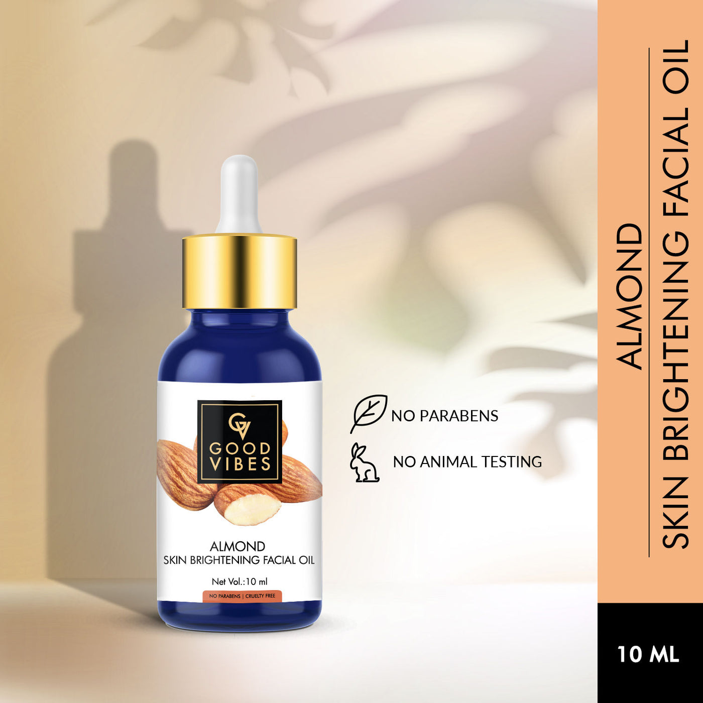 Good Vibes Skin Brightening Facial Oil - Almond (10 ml) - 1