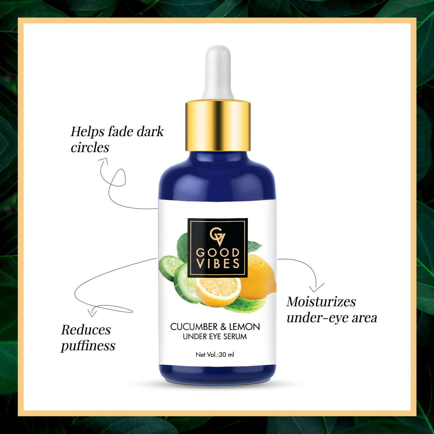 Good Vibes Under Eye Serum - Cucumber and Lemon (30 ml) - 3