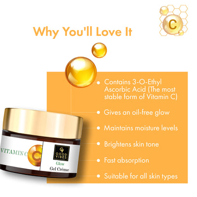 Good Vibes Vitamin C Glow Gel Creme (50 gm) - 4